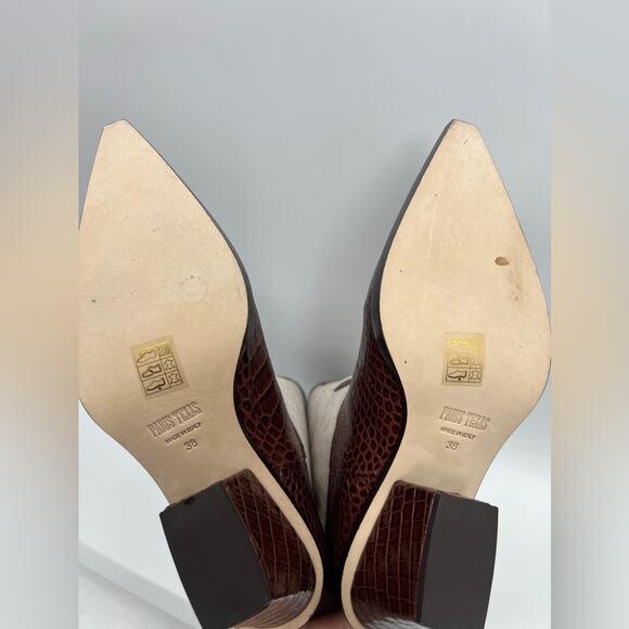 Paris Texas Rosario Boot in Cioccolato Brown Naturale 38 - Picture 10 of 11